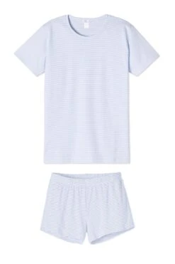Lake Pima Weekend Shorts Set In French Blue