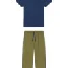 Lake Men's Pima Slumber Short-Long Set In Olive -Sleepwear Shop LAKE Fall2023 MensPimaPocketTeePantsSet Olive Navy 1200x1800 1e906a53 4996 4ad1 9efb 0f78467c9fa9