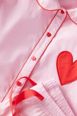 Lake Margot Pants Set In Primrose 9 Lake Margot Pants Set In Primrose -Sleepwear Shop LAKE Spring2023 AtlanticPacific FabricCloseup2