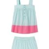 Lake Colorblock Tank Set In Aqua -Sleepwear Shop LAKE Summer2023 PoplinColorblockSet AquaandZinnia 1200x1800 0c944272 1fee 41df b9b2 0174c7ac87f5