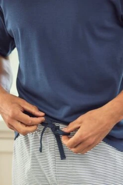 Lake Men's Pima Pajama Shorts Set In Classic Navy -Sleepwear Shop LAKE Webcrop Summer23 MensPimaShortsSet TrueNavy 1824 63815618 9bae 4e4e b3ab 74d2e2476ee8