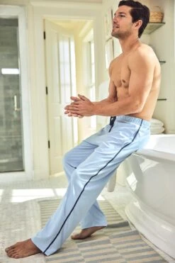 Sleepwear Shop -Sleepwear Shop LAKE Webcrop Summer23 MensSlumberPant FrenchBlue 6141 4c7c9ba7 b3f8 465a 9d4b 0e5cc9834958