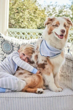 Lake Kids Long-Long Set In Seaside -Sleepwear Shop LAKE Website WebCrop KidsLongLongSet Seaside Final 2273