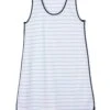Lake Pima Tank Gown In Marine 1 Lake Pima Tank Gown In Marine -Sleepwear Shop MARINE TANK GOWN