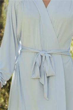Lake DreamKnit Robe In Agapanthus -Sleepwear Shop Provence 42