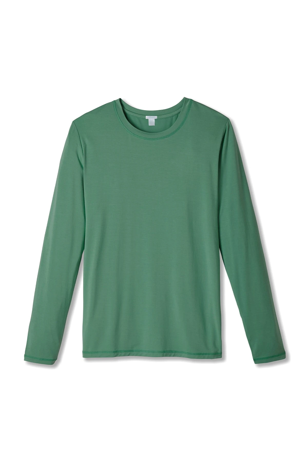Lake Men's Long Sleeve Pima Tee In Classic Green 3 Lake Men's Long Sleeve Pima Tee In Classic Green
