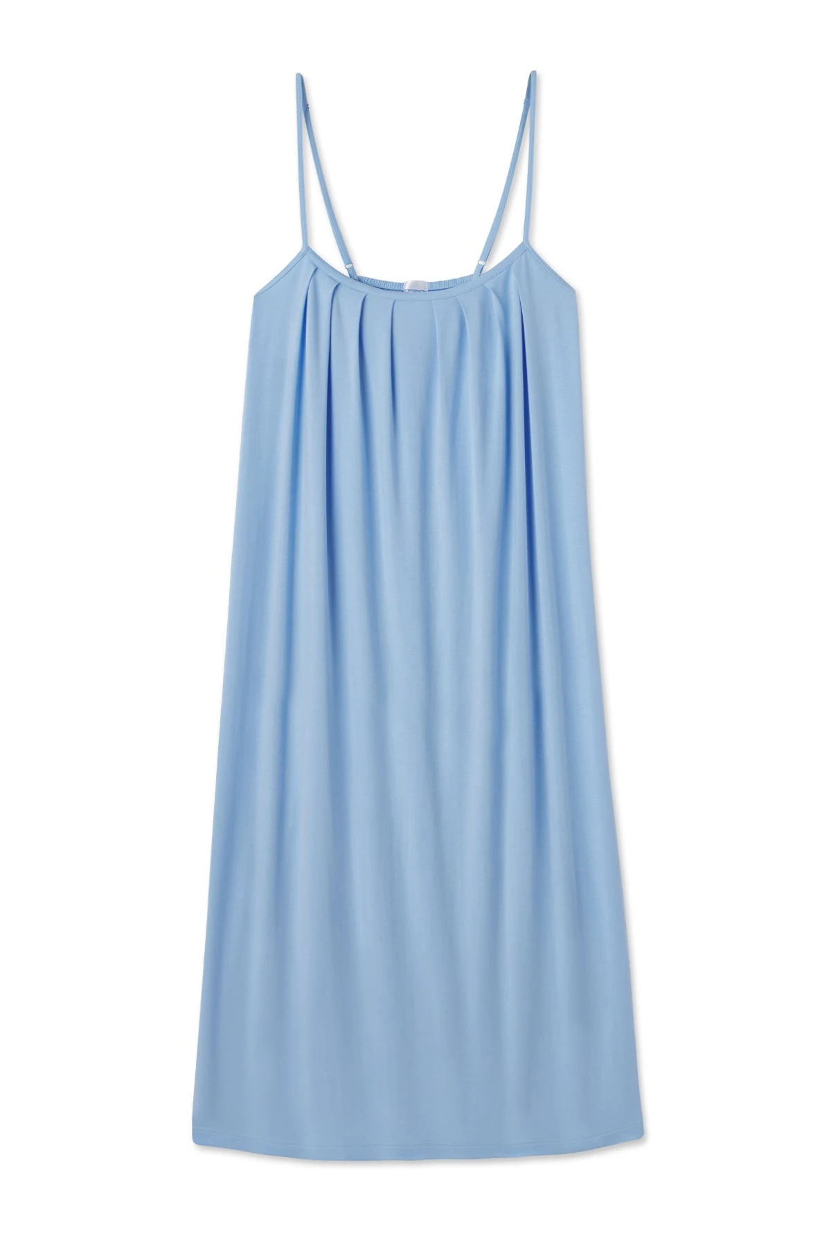 Lake DreamKnit Emma Nightgown In French Blue 3 Lake DreamKnit Emma Nightgown In French Blue