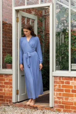 Lake DreamKnit Midi Robe In Aura 9 Lake DreamKnit Midi Robe In Aura -Sleepwear Shop english garden41