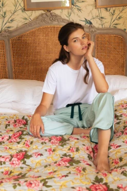 Lake Poplin Pajama Pants In Spruce -Sleepwear Shop english garden76