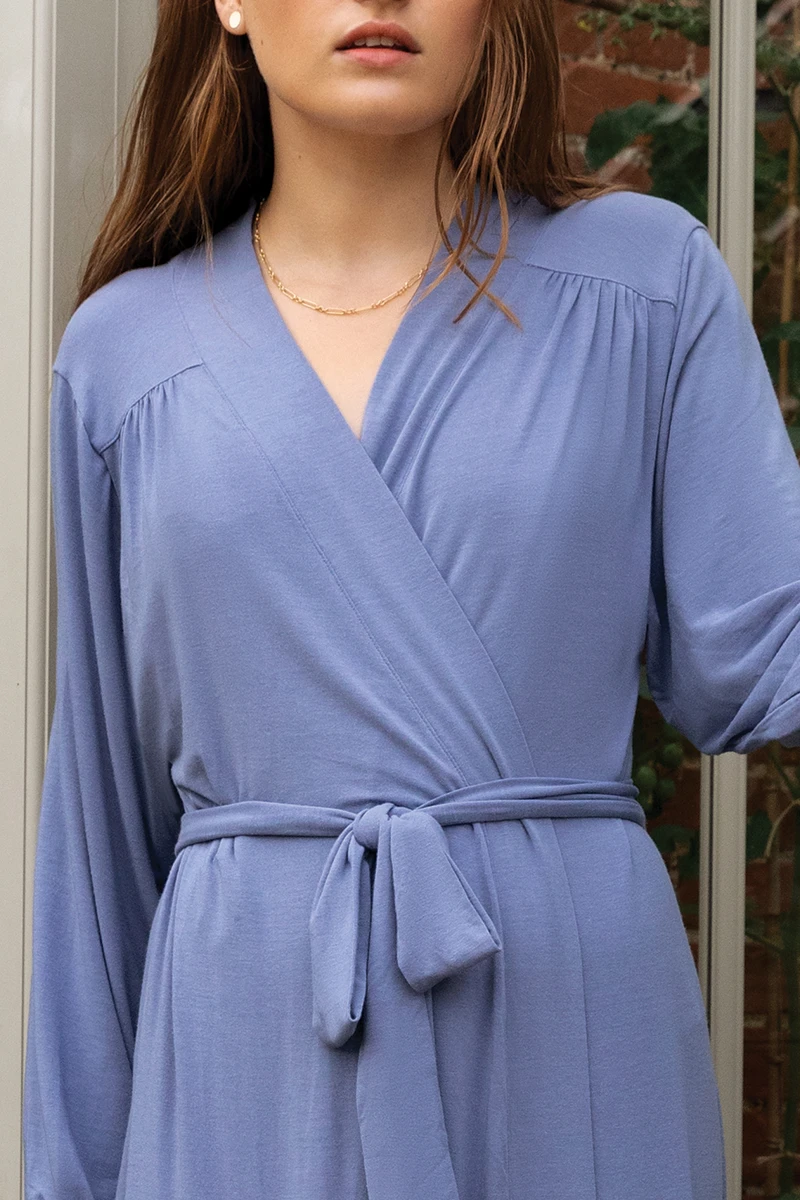 Lake DreamKnit Midi Robe In Aura 4 Lake DreamKnit Midi Robe In Aura - Image 2