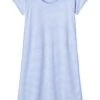 Lake Pima Long Nightgown In Hydrangea -Sleepwear Shop hydrangea long NG
