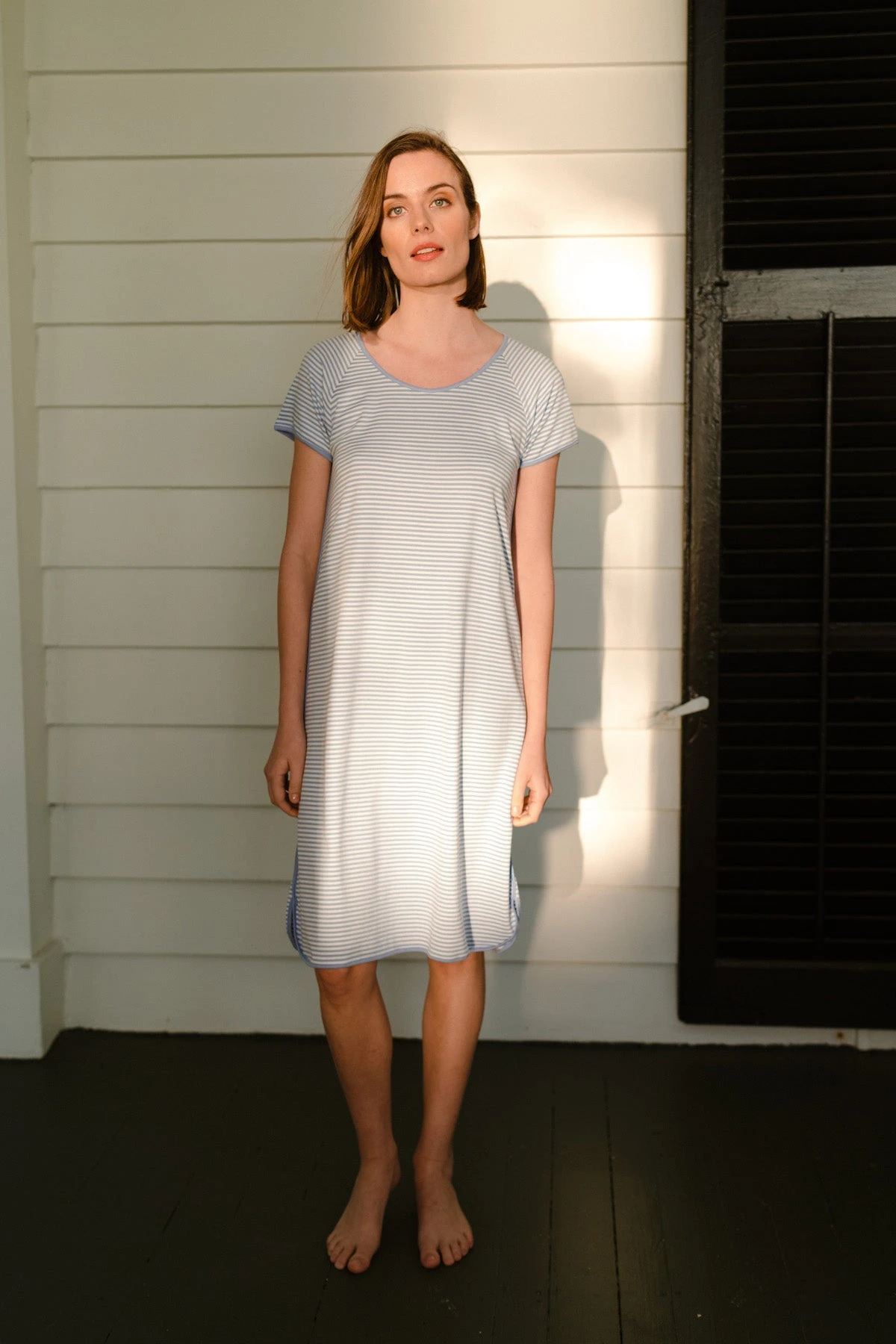 Lake Pima Long Nightgown In Hydrangea 5 Lake Pima Long Nightgown In Hydrangea - Image 3