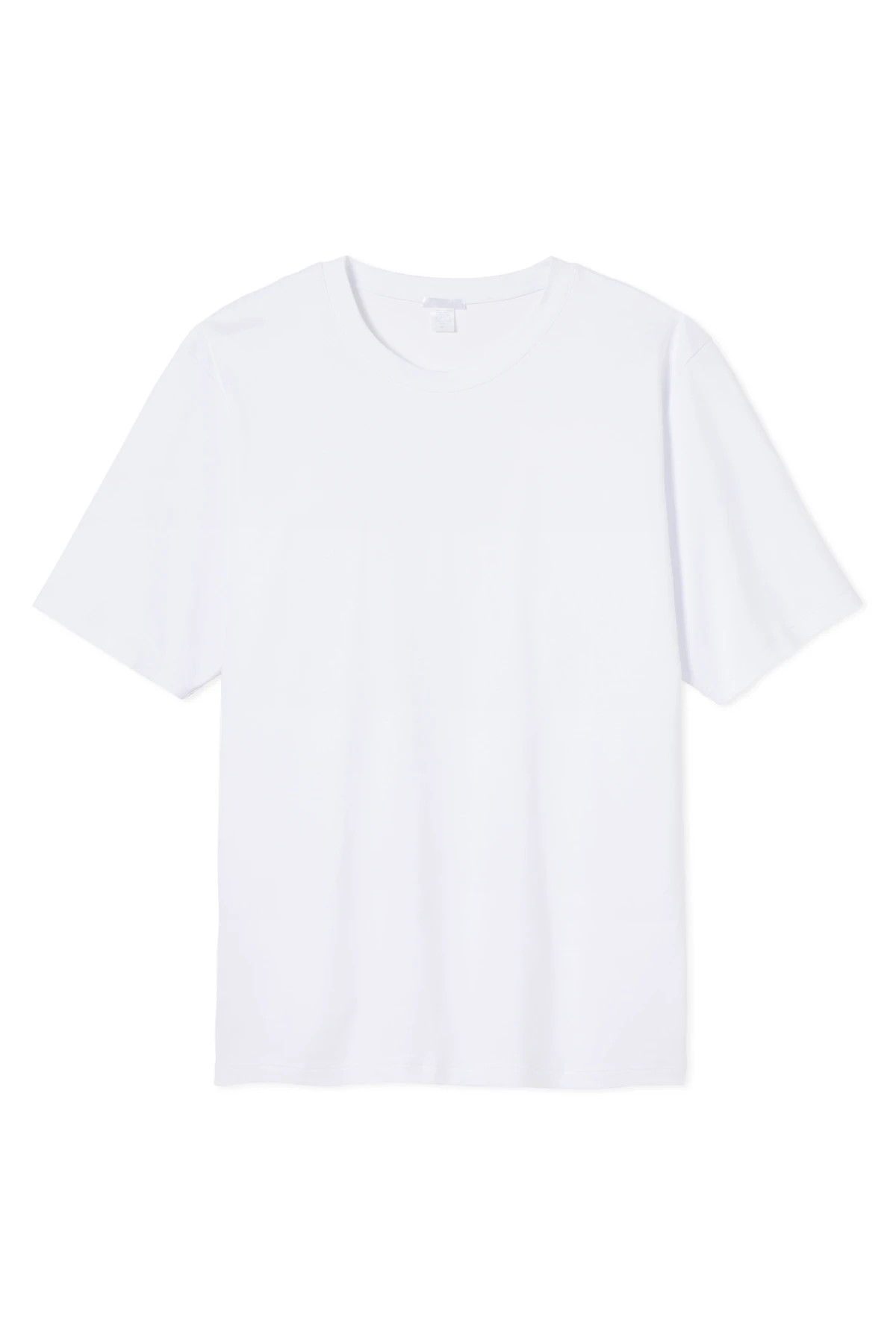 Lake Men's Short Sleeve Pima Tee In White 3 Lake Men's Short Sleeve Pima Tee In White