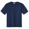 Lake Men's Short Sleeve Pima Tee In True Navy -Sleepwear Shop mensflats 05