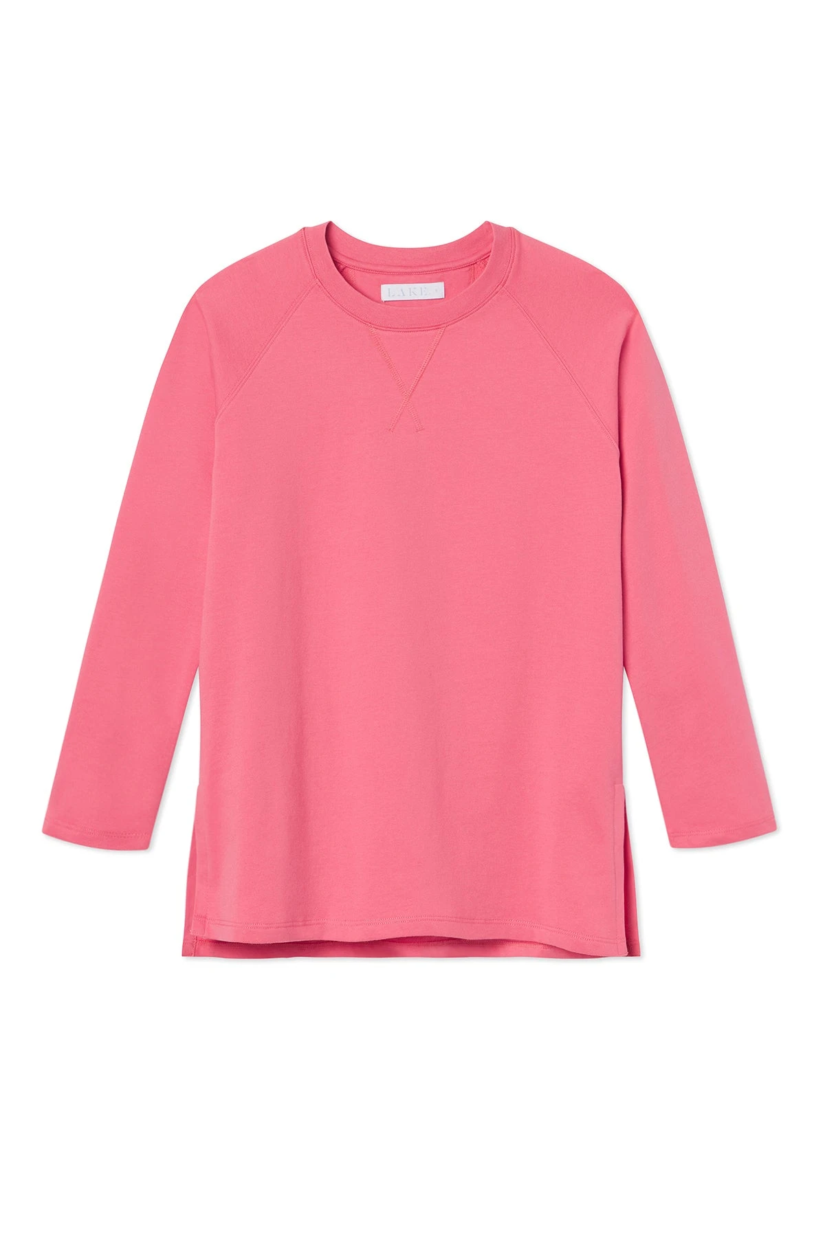 Lake Sweatshirt Tunic In Pink Blossom 3 Lake Sweatshirt Tunic In Pink Blossom