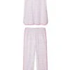 Lake Pima Maternity Short-Long Set In Rose