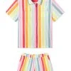 Lake Sadie Shorts Set In Rainbow Stripe -Sleepwear Shop sadie set 1200x1800 82fd45b1 3866 4181 9eab 7546c79f70ff
