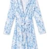 Lake Pima Robe In Sky Floral -Sleepwear Shop sky floral robe 1200x1800 37776c97 49b7 4b0d 93a5 ec0a6e770d8d