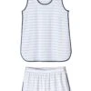 Lake Pima Tank-Short Set In Marine -Sleepwear Shop tank marine